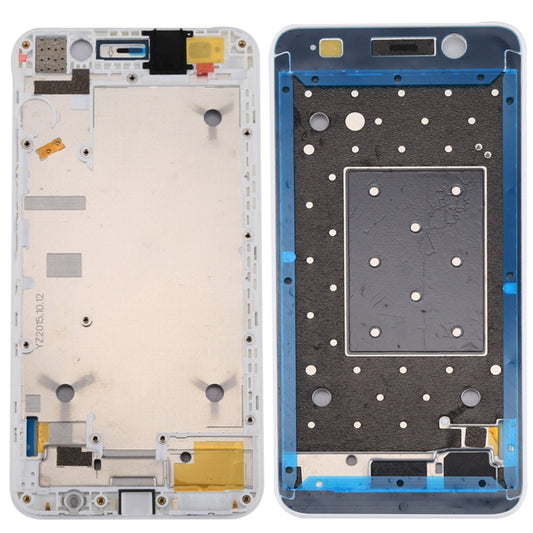 For Huawei Y6 / Honor 4A Front Housing LCD Frame Bezel Plate(White) - Frame Bezel Plate by buy2fix | Online Shopping UK | buy2fix