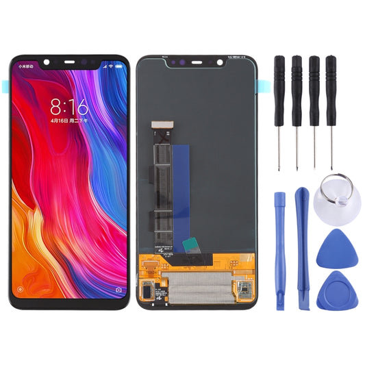 OEM OLED LCD Screen and Digitizer Full Assembly for Xiaomi Mi 8(Black) - LCD Screen by buy2fix | Online Shopping UK | buy2fix