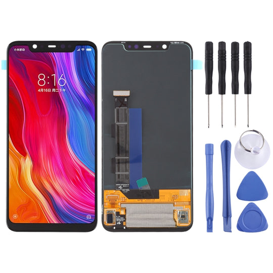 Écran LCD et numériseur Assemblage complet pour Xiaomi Mi 8 (Noir)