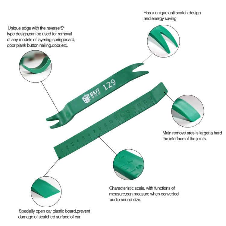 BEST-129B Bend Head Plastic Pry Tool - Crowbar by BEST | Online Shopping UK | buy2fix