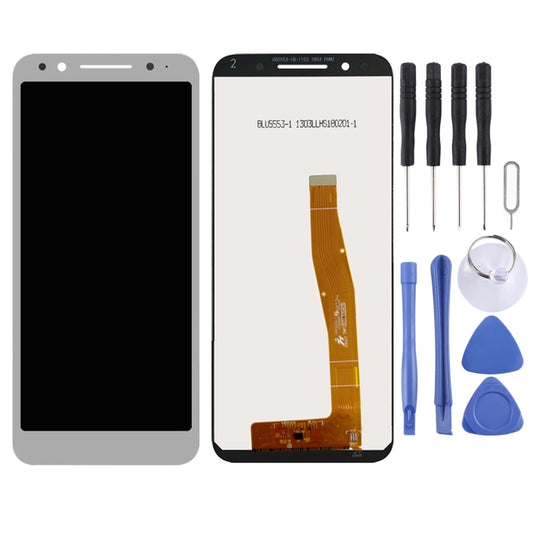 OEM LCD Screen for Alcatel 3 / 5052 / 5052D / 5052Y with Digitizer Full Assembly (White) - LCD Screen by buy2fix | Online Shopping UK | buy2fix