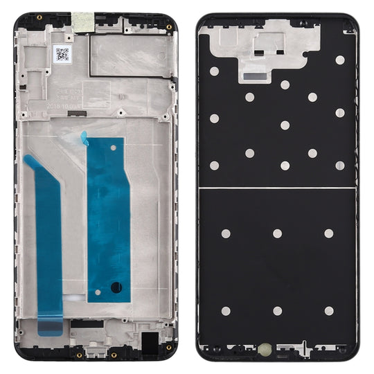 Plaque de lunette de cadre central pour Asus Zenfone Max Pro (M2) ZB631KL (noir)