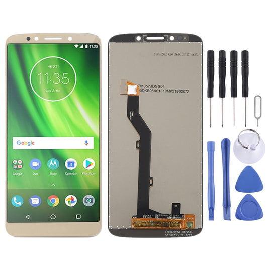 TFT LCD Screen for Motorola Moto G6 Play with Digitizer Full Assembly (Gold) - LCD Screen by buy2fix | Online Shopping UK | buy2fix