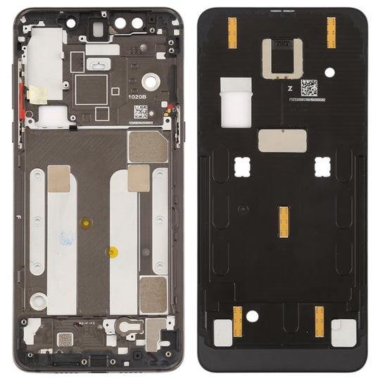 Mittlere Rahmenblende mit seitlichen Tasten für Xiaomi Mi Mix 3 (Schwarz)