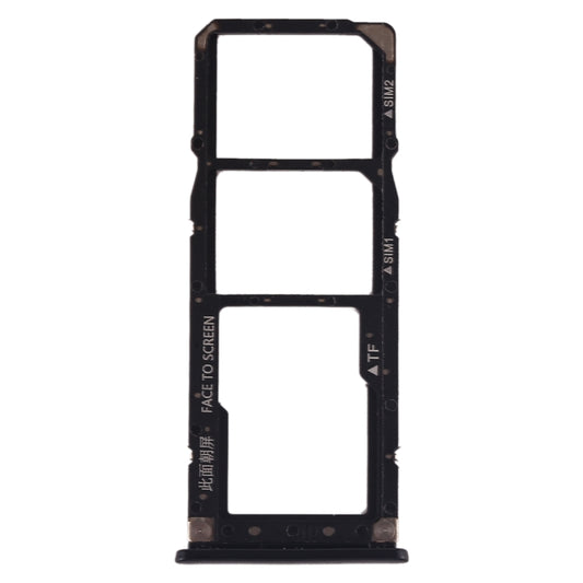 SIM Card Tray + SIM Card Tray + Micro SD Card Tray for Xiaomi Mi Play(Black) - Card Tray by buy2fix | Online Shopping UK | buy2fix