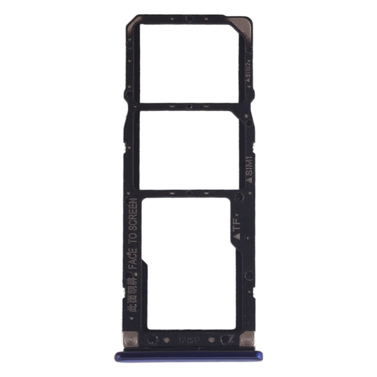 SIM Card Tray + SIM Card Tray + Micro SD Card Tray for Xiaomi Mi Play(Blue) - Card Tray by buy2fix | Online Shopping UK | buy2fix