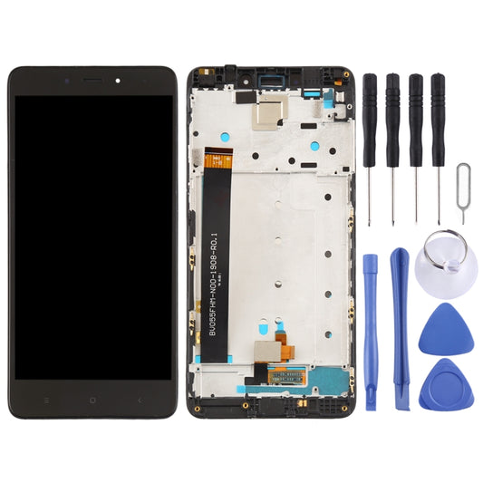 TFT LCD Screen for Xiaomi Redmi Note 4 Digitizer Full Assembly with Frame(Black) - LCD Screen by buy2fix | Online Shopping UK | buy2fix
