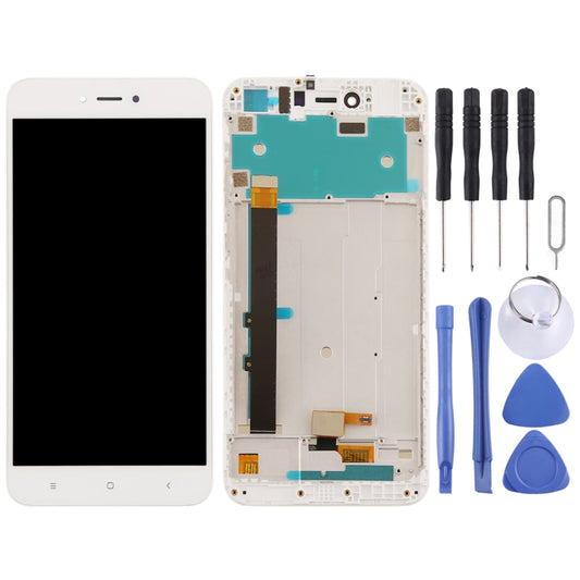 TFT LCD Screen for Xiaomi Redmi Note 5A Digitizer Full Assembly with Frame(White) - LCD Screen by buy2fix | Online Shopping UK | buy2fix