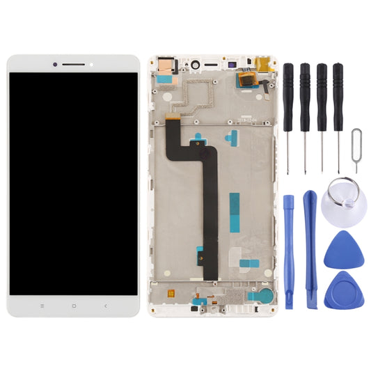 TFT LCD Screen for Xiaomi Mi Max Digitizer Full Assembly with Frame(White) - LCD Screen by buy2fix | Online Shopping UK | buy2fix