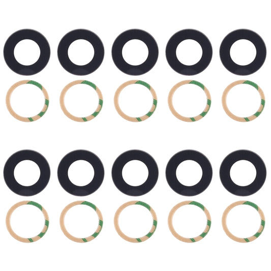 10 PCS Back Camera Lens Cover & Adhesive for Xiaomi Mi 6 - Camera by buy2fix | Online Shopping UK | buy2fix