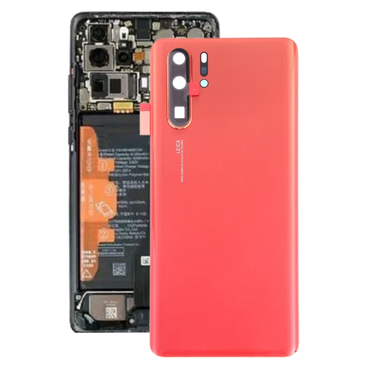 Original Battery Back Cover with Camera Lens for Huawei P30 Pro(Orange) - Back Cover by buy2fix | Online Shopping UK | buy2fix