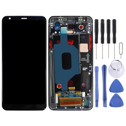 TFT LCD Screen for LG Stylo 4 / Q Stylo 4 / Q710 / Q710MS / Q710CS Digitizer Full Assembly with Frame(Black) - For LG by buy2fix | Online Shopping UK | buy2fix
