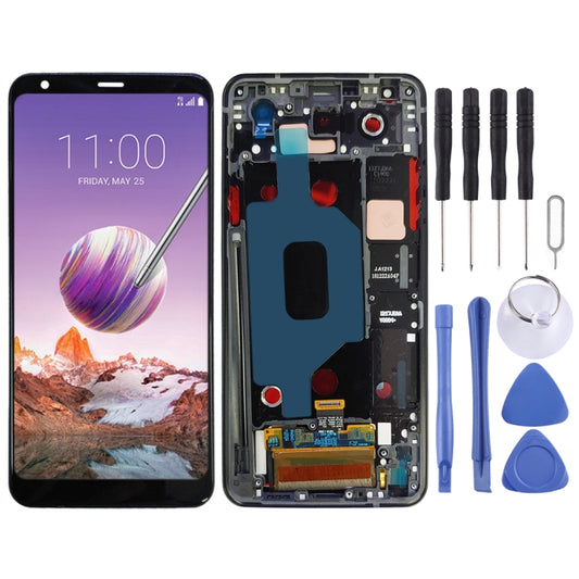 TFT LCD Screen for LG Stylo 4 / Q Stylo 4 / Q710 / Q710MS / Q710CS Digitizer Full Assembly with Frame(Black) - For LG by buy2fix | Online Shopping UK | buy2fix