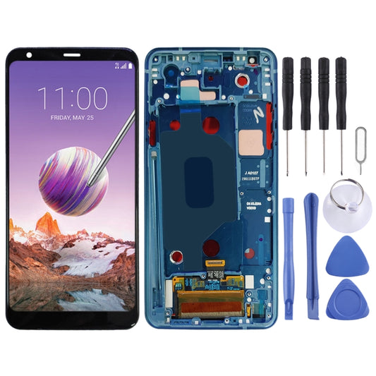 TFT LCD Screen for LG Stylo 4 / Q Stylo 4 / Q710 / Q710MS / Q710CS Digitizer Full Assembly with Frame(Blue) - For LG by buy2fix | Online Shopping UK | buy2fix