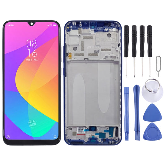 Original LCD Screen for Xiaomi Mi CC9e / Mi A3 Digitizer Full Assembly with Frame(Blue) - LCD Screen by buy2fix | Online Shopping UK | buy2fix