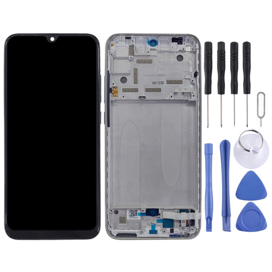 Original LCD Screen for Xiaomi Mi CC9e / Mi A3 Digitizer Full Assembly with Frame(Silver) - LCD Screen by buy2fix | Online Shopping UK | buy2fix