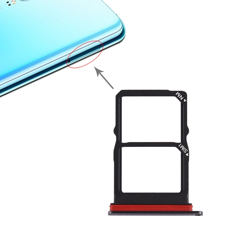 SIM Card Tray + SIM Card Tray for Huawei P30 (Black) by buy2fix
