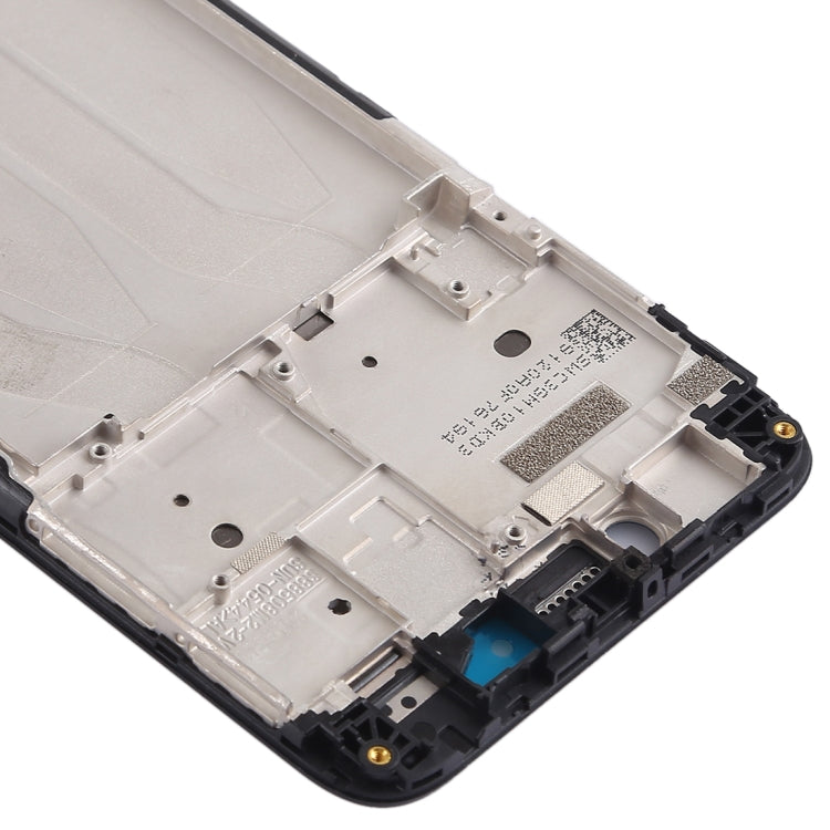 Front Housing LCD Frame Bezel Plate for Xiaomi Redmi Go(Black) - Frame Bezel Plate by buy2fix | Online Shopping UK | buy2fix