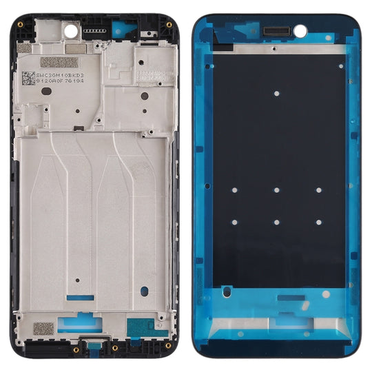 Plaque de lunette de cadre LCD du boîtier avant pour Xiaomi Redmi Go (noir)