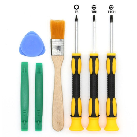 7 in 1 Opening Tool Kit Disassemble Repair with T6 / T8 / T10 Screwdrivers for Nintendo Switch / XBOX360 Game Console by buy2fix