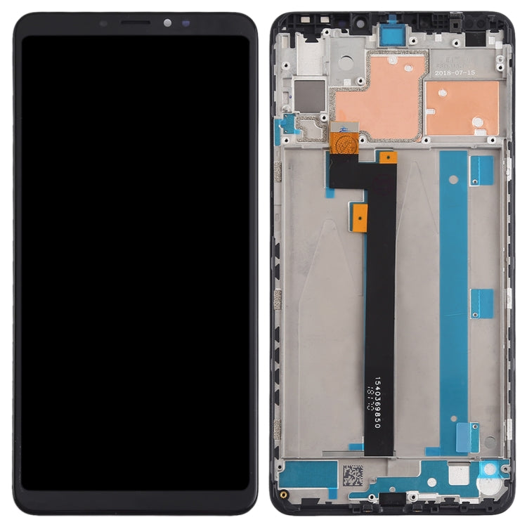 TFT LCD Screen for Xiaomi Mi Max 3 Digitizer Full Assembly with Frame(Black) - LCD Screen by buy2fix | Online Shopping UK | buy2fix
