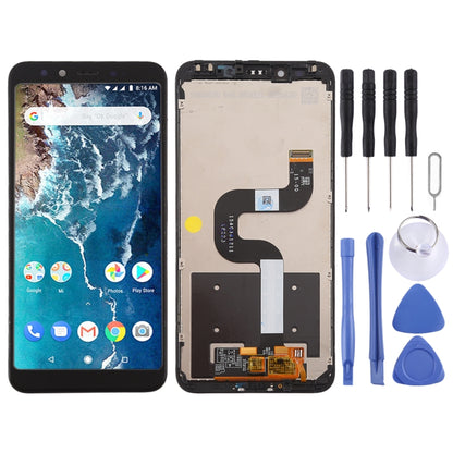 TFT LCD Screen for Xiaomi Mi 6X / A2 Digitizer Full Assembly with Frame(Black) - LCD Screen by buy2fix | Online Shopping UK | buy2fix