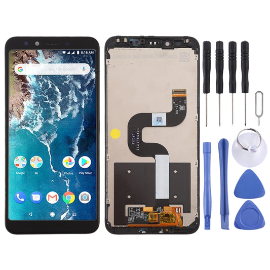 TFT LCD Screen for Xiaomi Mi 6X / A2 Digitizer Full Assembly with Frame(Black) - LCD Screen by buy2fix | Online Shopping UK | buy2fix
