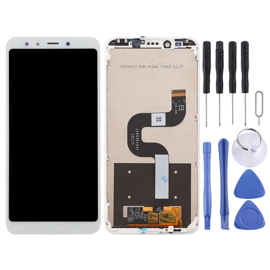 TFT LCD Screen for Xiaomi Mi 6X / A2 Digitizer Full Assembly with Frame(White) - LCD Screen by buy2fix | Online Shopping UK | buy2fix