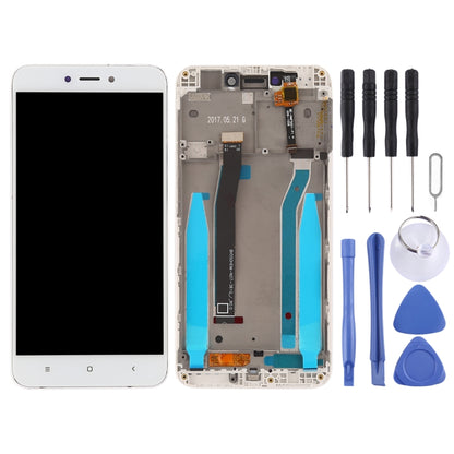 TFT LCD Screen for Xiaomi Redmi 4X Digitizer Full Assembly with Frame(White) - LCD Screen by buy2fix | Online Shopping UK | buy2fix