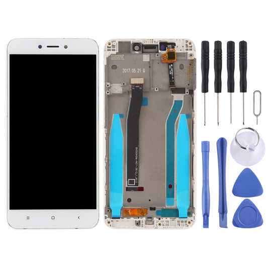 TFT LCD Screen for Xiaomi Redmi 4X Digitizer Full Assembly with Frame(White) - LCD Screen by buy2fix | Online Shopping UK | buy2fix
