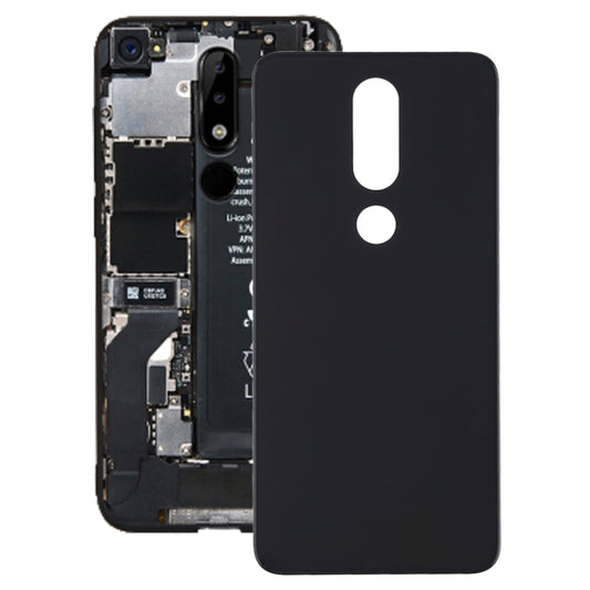 Back Cover for Nokia 5.1 Plus (X5)(Black) - Back Cover by buy2fix | Online Shopping UK | buy2fix
