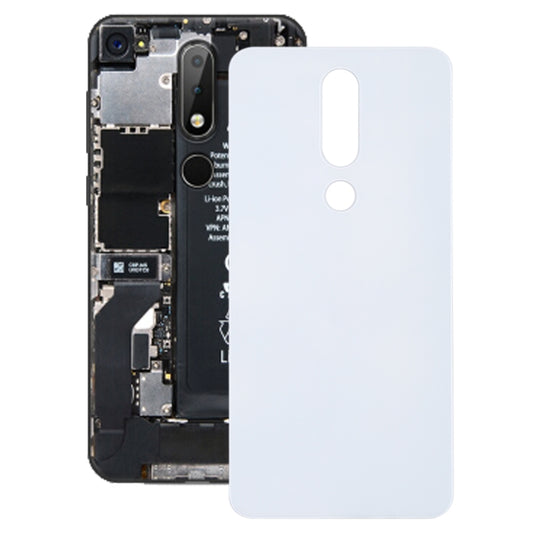 Back Cover for Nokia X6 (2018)(White) - Back Cover by buy2fix | Online Shopping UK | buy2fix