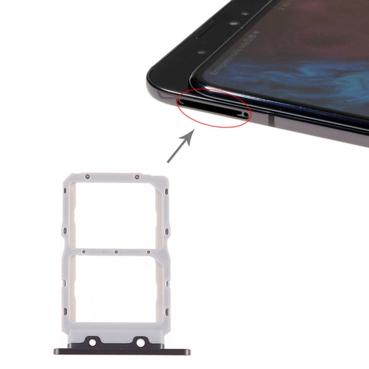SIM-Kartenfach + SIM-Kartenfach für Huawei Honor Magic 2 (Schwarz)