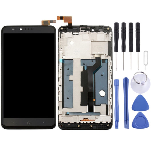 OEM LCD Screen For ZTE ZMax Pro / Z981 Digitizer Full Assembly with Frame（Black) - For ZTE by buy2fix | Online Shopping UK | buy2fix