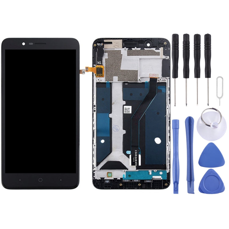 OEM LCD Screen For ZTE Blade Z Max / Z982 Digitizer Full Assembly with Frame（Black) - For ZTE by buy2fix | Online Shopping UK | buy2fix