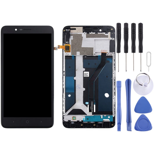 OEM LCD Screen For ZTE Blade Z Max / Z982 Digitizer Full Assembly with Frame（Black) - For ZTE by buy2fix | Online Shopping UK | buy2fix