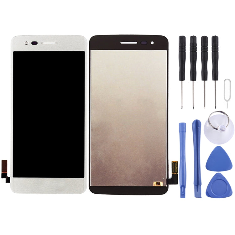 TFT LCD Screen for LG K8 2017 US215 M210 M200N with Digitizer Full Assembly (Silver) - For LG by buy2fix | Online Shopping UK | buy2fix