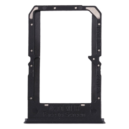 For OPPO Reno3/K7 5G/Find X2 Lite SIM Card Tray + SIM Card Tray(Black) - Card Tray by buy2fix | Online Shopping UK | buy2fix