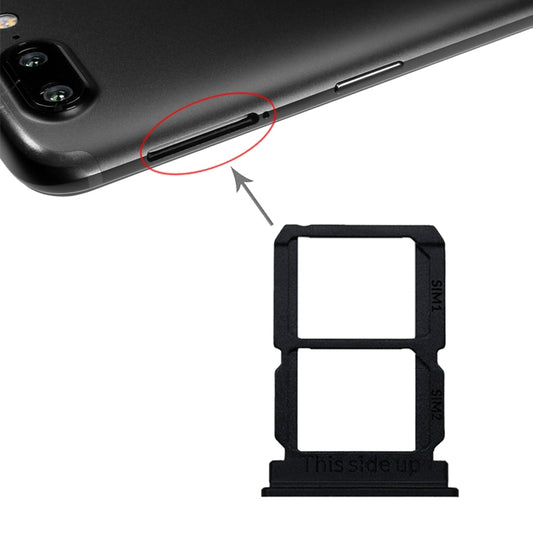 For OnePlus 5T A5010 SIM Card Tray + SIM Card Tray (Black) - Card Tray by buy2fix | Online Shopping UK | buy2fix