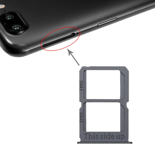For OnePlus 5T A5010 SIM Card Tray + SIM Card Tray (Grey) - Card Tray by buy2fix | Online Shopping UK | buy2fix