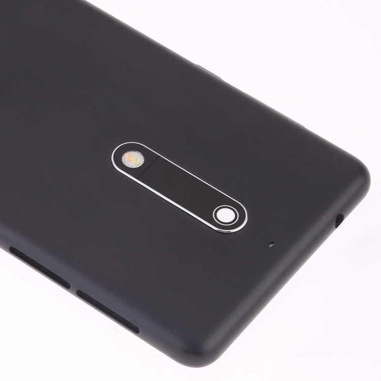 Battery Back Cover with Camera Lens & Side Keys for Nokia 5(Black) - Back Cover by buy2fix | Online Shopping UK | buy2fix