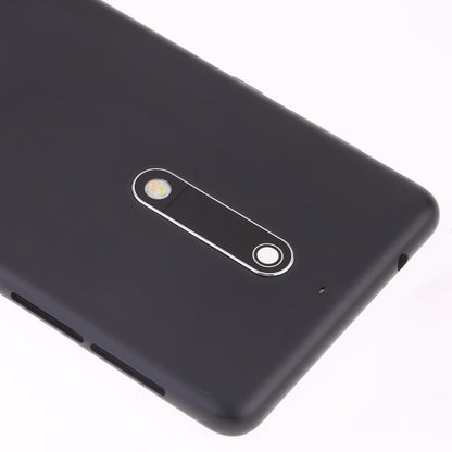 Battery Back Cover with Camera Lens & Side Keys for Nokia 5(Black) - Back Cover by buy2fix | Online Shopping UK | buy2fix