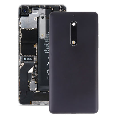 Battery Back Cover with Camera Lens & Side Keys for Nokia 5(Black) - Back Cover by buy2fix | Online Shopping UK | buy2fix
