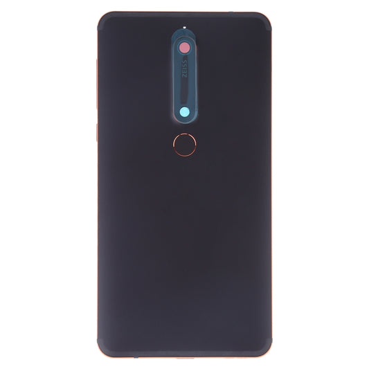Battery Back Cover with Camera Lens & Side Keys & Fingerprint Sensor for Nokia 6.1 / 6 (2018) / 6 (2nd Gen)(Black) - Back Cover by buy2fix | Online Shopping UK | buy2fix