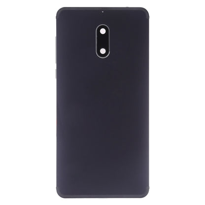 Battery Back Cover with Camera Lens & Side Keys for Nokia 6(Black) - Back Cover by buy2fix | Online Shopping UK | buy2fix