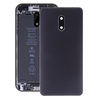 Battery Back Cover with Camera Lens & Side Keys for Nokia 6(Black) - Back Cover by buy2fix | Online Shopping UK | buy2fix
