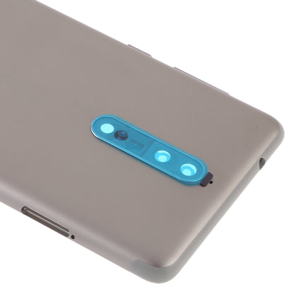 Battery Back Cover with Camera Lens & Side Keys for Nokia 8(Gold) - Back Cover by buy2fix | Online Shopping UK | buy2fix