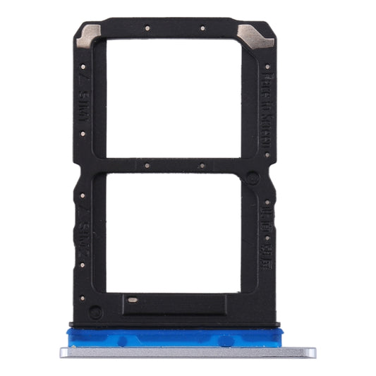 For OPPO Reno Ace SIM Card Tray + SIM Card Tray (Silver) - Card Tray by buy2fix | Online Shopping UK | buy2fix