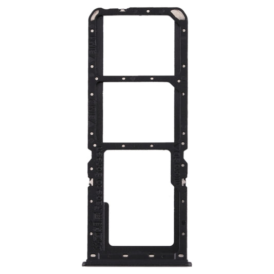 For OPPO A11x/A11/A9(2020)/A5(2020) SIM Card Tray + SIM Card Tray + Micro SD Card Tray (Black) - Card Tray by buy2fix | Online Shopping UK | buy2fix
