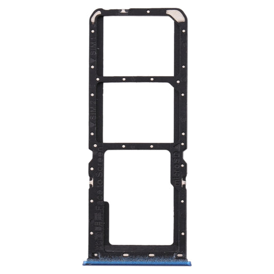 For OPPO A11x/A11/A9(2020)/A5(2020) SIM Card Tray + SIM Card Tray + Micro SD Card Tray (Blue) - Card Tray by buy2fix | Online Shopping UK | buy2fix